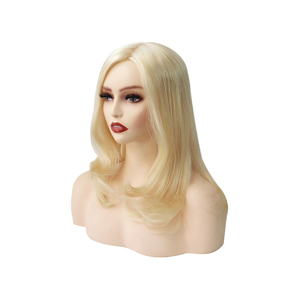 Blond hair invisible wig for women with hair loss-Tess - Image 2