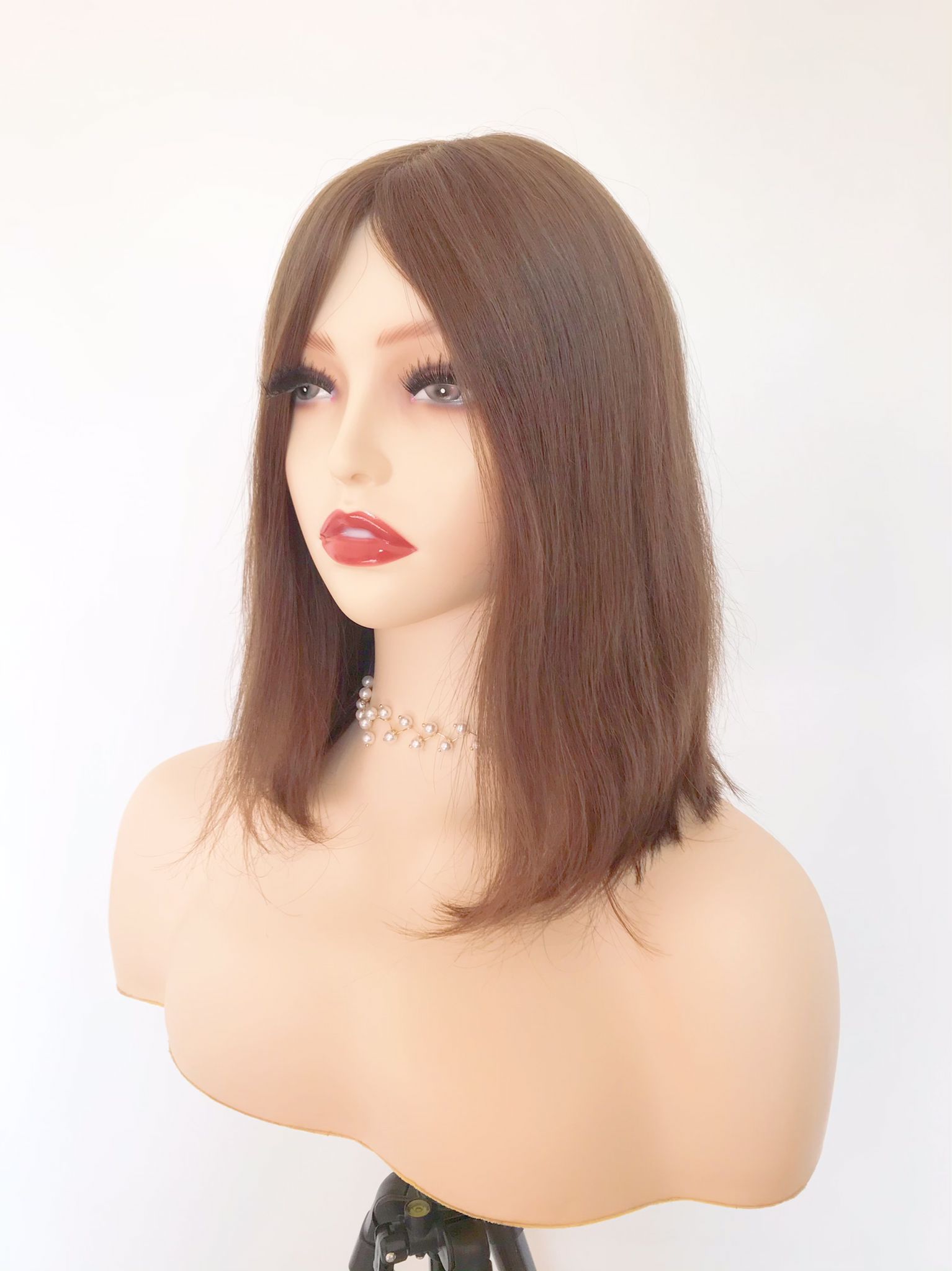 Brown european hair lace wig - Alva - Image 4