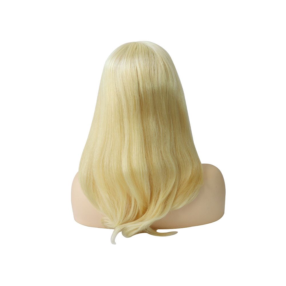 Blond hair invisible wig for women with hair loss-Tess - Image 4