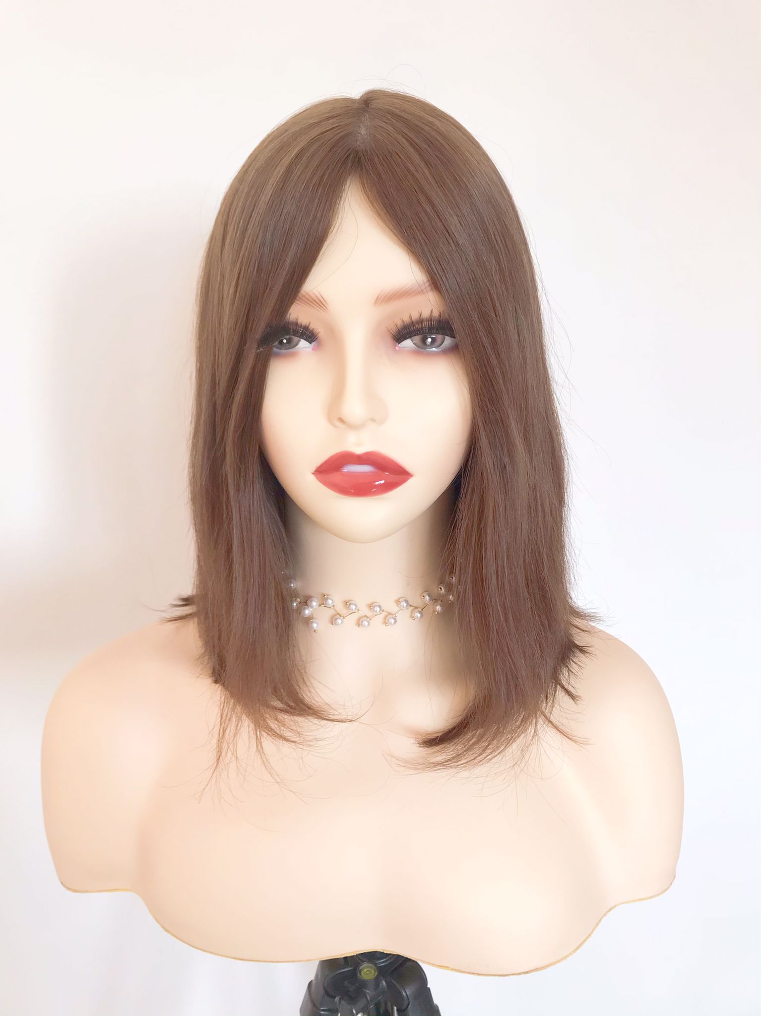 Brown european hair lace wig - Alva - Image 2