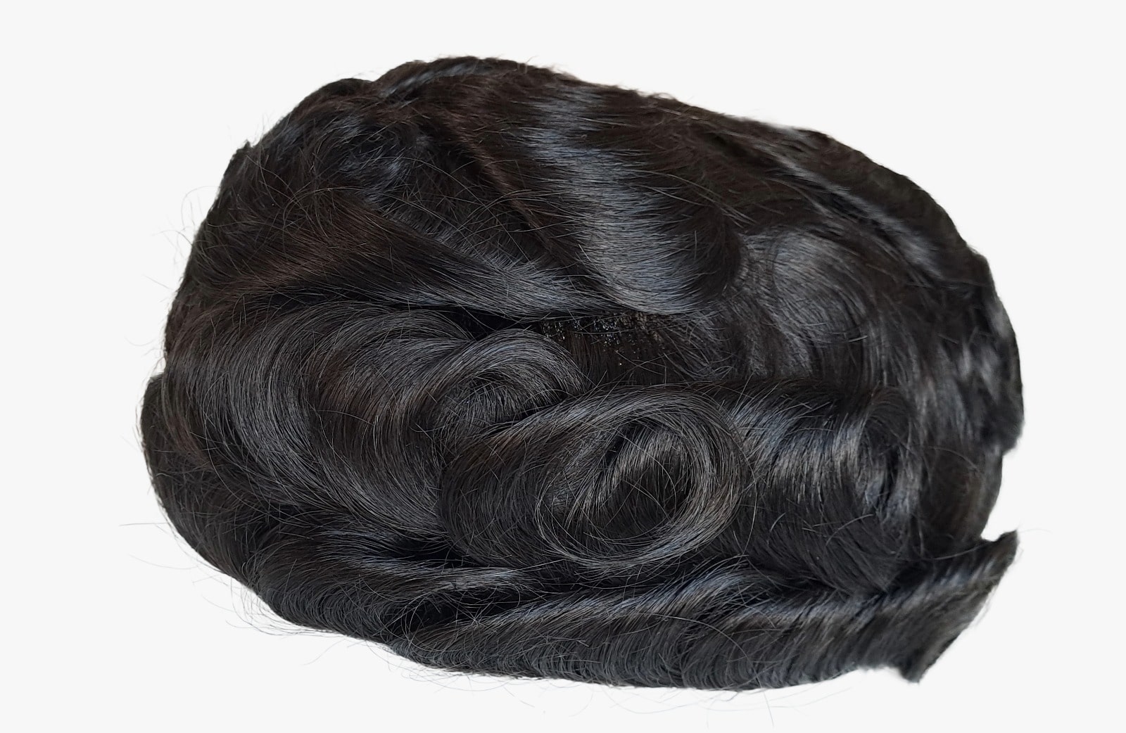 Oscar- Toupet traspirante con capelli veri per uomo - immagine 4
