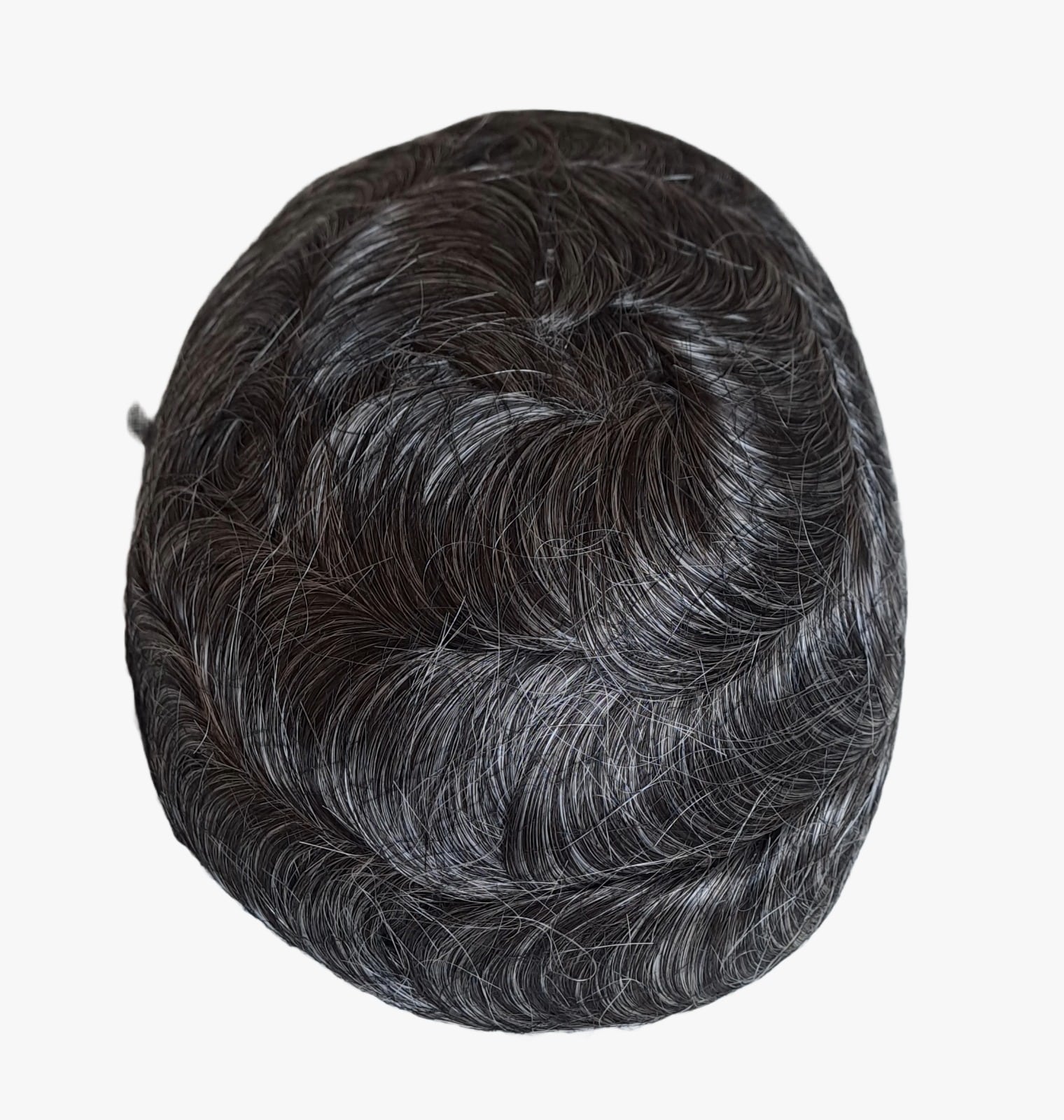 David- toupet en cheveux noirs et cheveux gris pour homme – Image 4