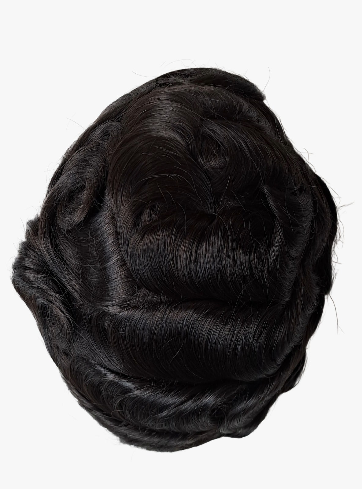 Adam- homme toupet confortable en cheveux noir – Image 4