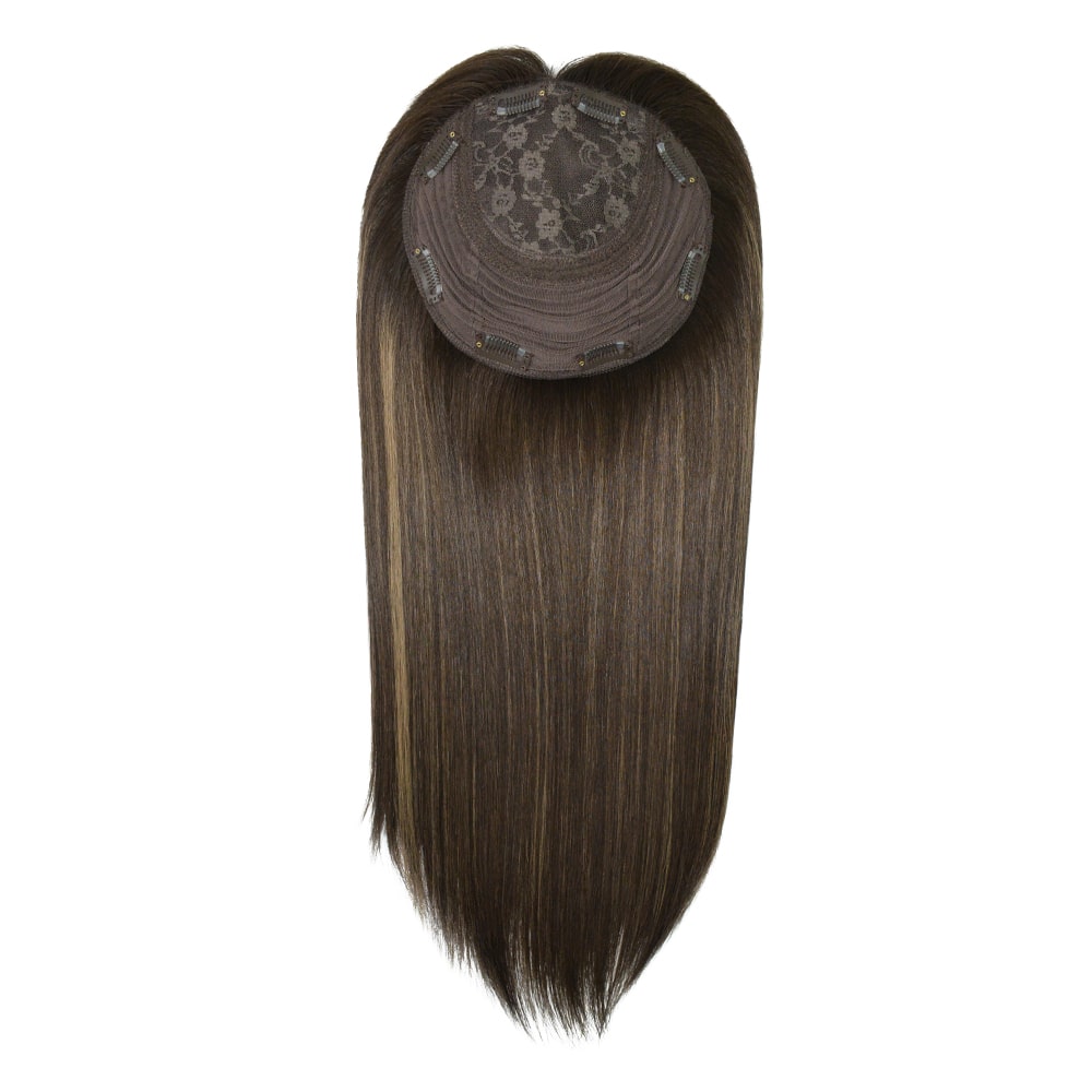 BEA- silk base human hair topper for thinning hair and hair loss - Image 7